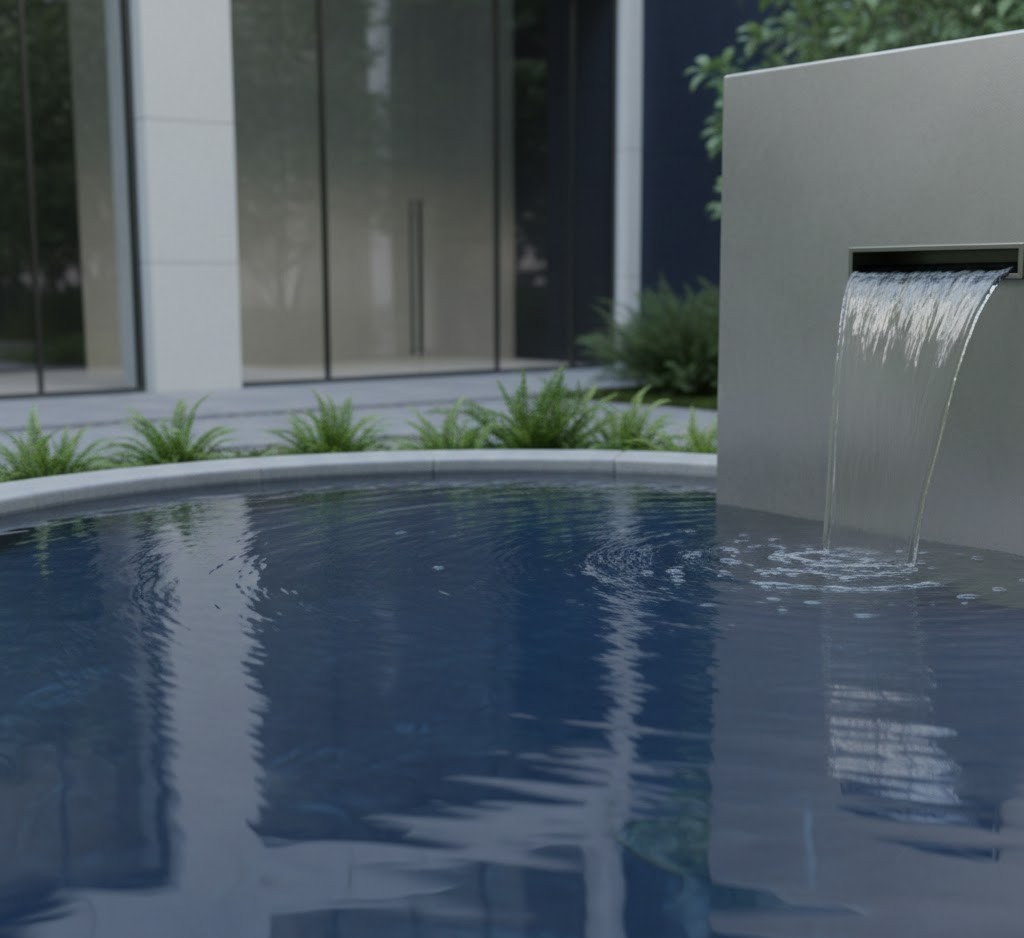 Modern minimalist fountain